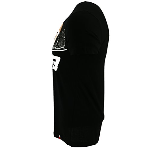 Pritelli 1833012/M Marc Marquez 93 Moto GP Helmet Camiseta Oficial 2018, Negro