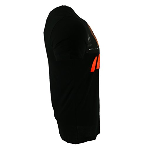 Pritelli 1833012/M Marc Marquez 93 Moto GP Helmet Camiseta Oficial 2018, Negro