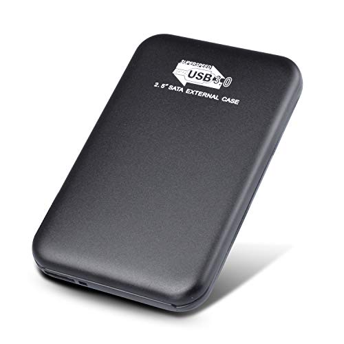 Prode 1TB Disco Duro Externo Portátil 2.5", USB3.0 SATA HDD Almacenamiento para PC, Mac, Desktop, Laptop, MacBook, Chromebook, Xbox 360 (1 TB, Negro)