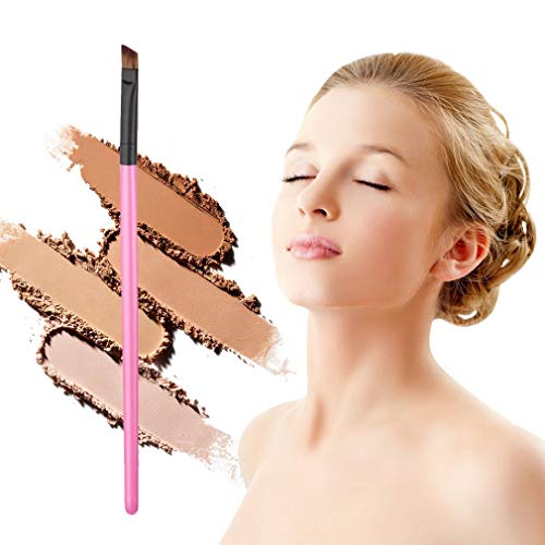Profesional oblicuo ceja sombra de ojos Blending Pencil Brush Maquillaje herramienta Cosmetic Smooth Angular Eyebrow Brush