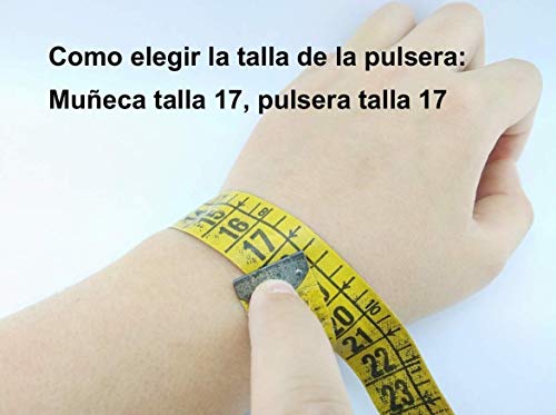 Pulsera de ESPAÑA de paracord, hecha a mano y a medida mod. BASIC, color AZUL MARINO.