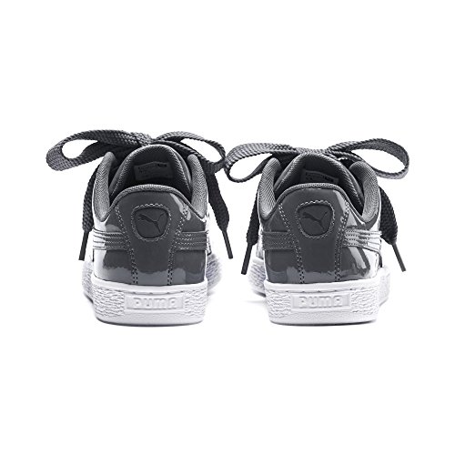 PUMA Basket Heart Patent WN'S, Zapatillas para Mujer, Gris (Iron Gate/Iron Gate), 38 EU