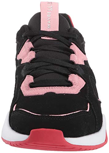 PUMA Women's Sneaker, Black-Candy Pink, 8 B (M)