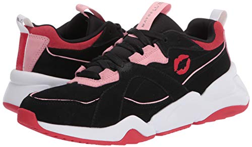 PUMA Women's Sneaker, Black-Candy Pink, 8 B (M)