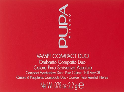 Pupa Vamp! Compact Duo Eyeshadow 004 Bronze Amber Cienie do powiek podwójne