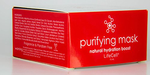 Purificación de lifecell máscara hidratación Natural Boost crema 75 ml