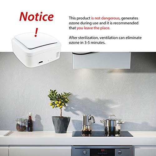 Purificador de Aire. Ozonizador doméstico. Ozono para coche y hogar. Generador de Ozono desinfectante. Máquina ozono portátil. Purificador ozono casa. Ideal para coche, baño, cocina, armarios, etc.