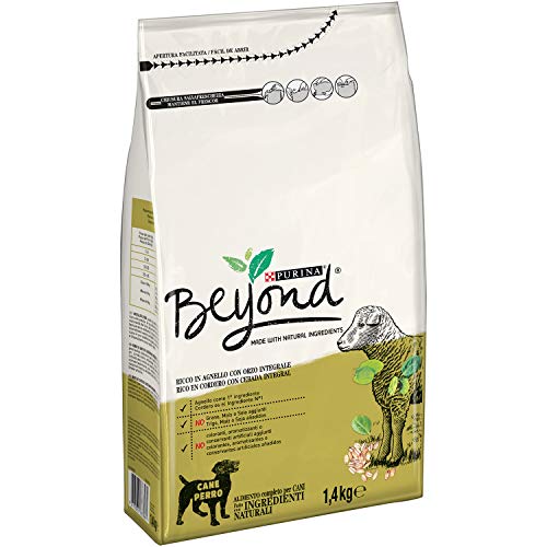 Purina Beyond Pienso Natural para Perro Adulto Cordero y Cebada Integral 6 x 1,4 Kg