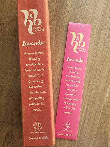 Qaromas Incienso Natural H&B Lavanda 15g (Lavander)