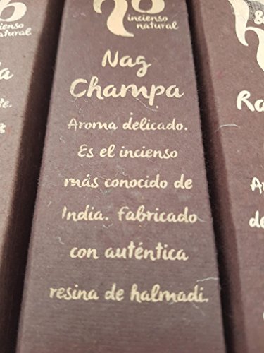 Qaromas Incienso Natural H&B Nag Champa 15g
