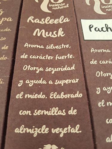 Qaromas Incienso Natural H&B Rasleela Musk 15g