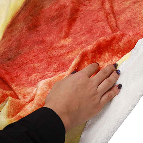 QCZJ Manta Gigante de Aguacate, cómoda y Suave Manta Irregular Novedad para Cama y sofá, Toalla de Felpa de Franela para Adultos y niños, Avocado, Medium