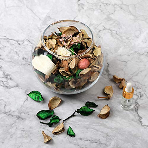 Qingbei Rina Gifts - Bolsa de popurrí con aroma fresco para el hogar, aroma de pétalos de flores secas