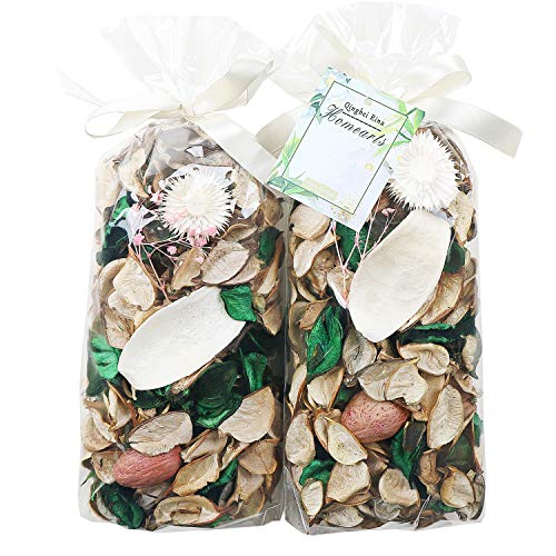 Qingbei Rina Gifts - Bolsa de popurrí con aroma fresco para el hogar, aroma de pétalos de flores secas