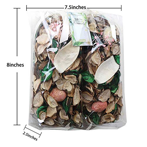 Qingbei Rina Gifts - Bolsa de popurrí con aroma fresco para el hogar, aroma de pétalos de flores secas