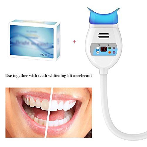 Qiterr Máquina de blanqueamiento de Dientes, Silla Dental blanqueador de Dientes máquina de luz blanqueadora Acelerador de lámpara(EU Plug)