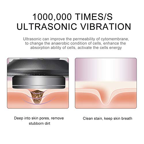 Qiterr Máquina para Dar Forma al Cuerpo 6 en 1, EMS LED Galvanic Ion Face Beauty Machine Pérdida de Peso Corporal contra la Celulitis(EU)