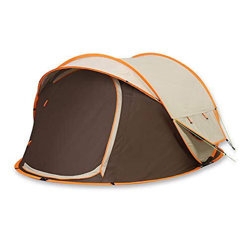 Qnlly Pop-up automático, 3 Personas, Profesional, Impermeable, a Prueba de Viento, protección UV, Tienda de campaña, Gran Mirador, Tienda de Playa