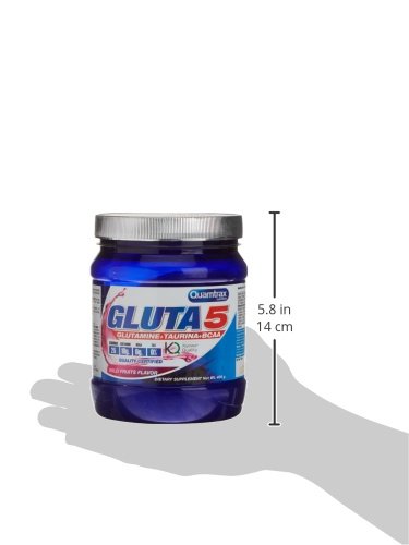 Quamtrax Nutrition Gluta 5, Sabor Frutas del Bosque - 400 gr