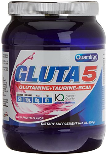 Quamtrax Nutrition Gluta 5, Sabor Frutas del Bosque - 800 gr