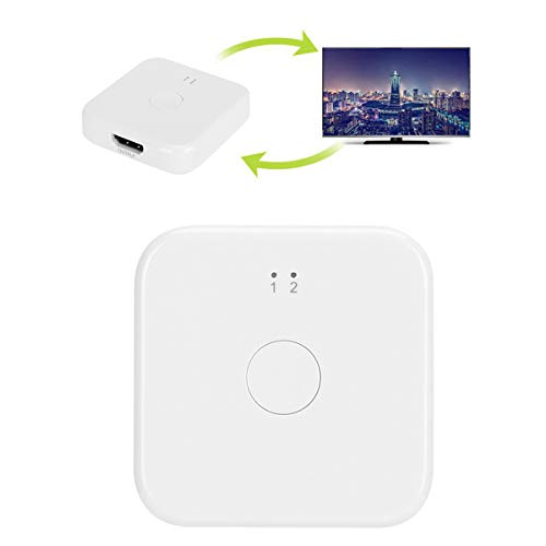 Queen.Y Divisor Hdmi 2X1 4K Conmutador Hdmi Bidireccional Adaptador Divisor de Pantalla HD para iOS/Windows/Linux