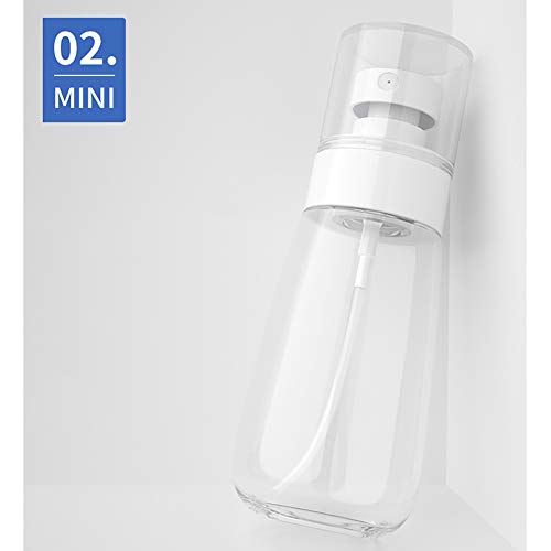 Queta Botella de Spray Transparente, 30 ml Bote Spray Portátil de Viaje Botella de Aerosol Vacío, Pulverizador de Líquido Maquillaje 2PCS