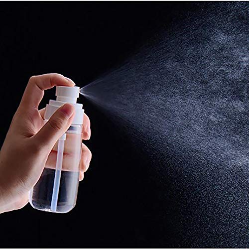Queta Botella de Spray Transparente, 30 ml Bote Spray Portátil de Viaje Botella de Aerosol Vacío, Pulverizador de Líquido Maquillaje 2PCS