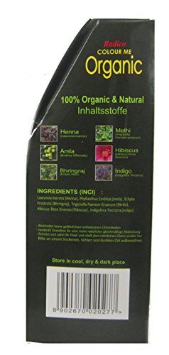 radico con castaños, Rojo (2 unidades de Auburn Red) Colour Me Organic Planta Color del pelo (bio, Vegano), natural Maquillaje) kastanienrotx2