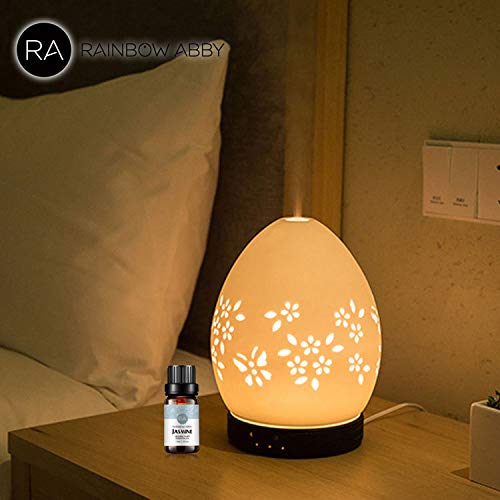 RAINBOW ABBY Jazmín Aceite Esenciales Aromaterapia Ahora 100% Puros Orangicos Establecidos Para Difusor - 10ml