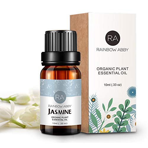 RAINBOW ABBY Jazmín Aceite Esenciales Aromaterapia Ahora 100% Puros Orangicos Establecidos Para Difusor - 10ml
