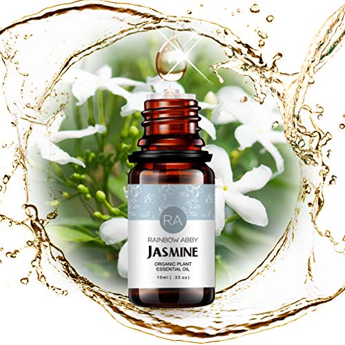 RAINBOW ABBY Jazmín Aceite Esenciales Aromaterapia Ahora 100% Puros Orangicos Establecidos Para Difusor - 10ml