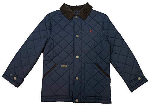 Ralph Lauren - New Hagan Aviator Navy - Abrigo Corchetes (Small)