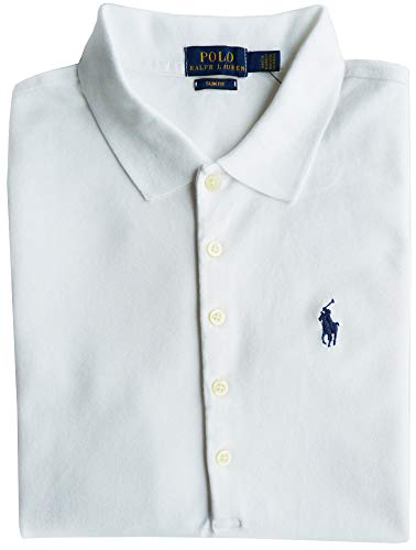 Ralph Lauren Polo Vestido Polo Talla M,Delgado, Vestido con Azul Jinete Blanco