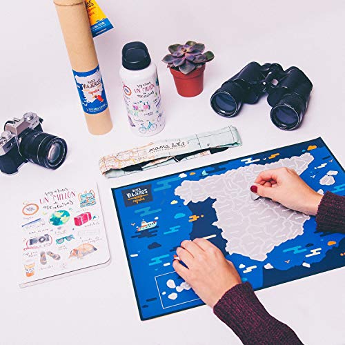 Rasca Viajeros Mapa rascable España