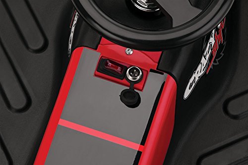 Razor- Crazy Cart Shift Vehículo eléctrico, Color Negro Rojo, única (25173802)