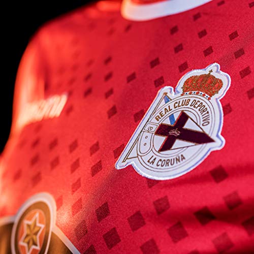 RC Deportivo Temporada 2018/19 2ª Equipación, Camiseta, Unisex, Rojo, M