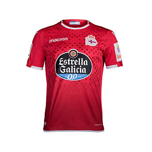 RC Deportivo Temporada 2018/19 2ª Equipación, Camiseta, Unisex, Rojo, M