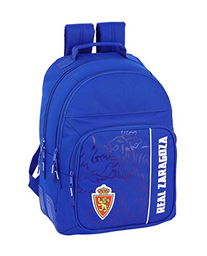 Real Zaragoza Oficial Mochila Escolar 320X150X420mm