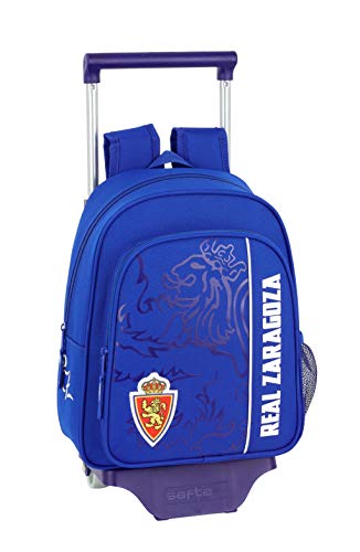 Real Zaragoza Oficial Mochila Infantil Con Carro Safta 705