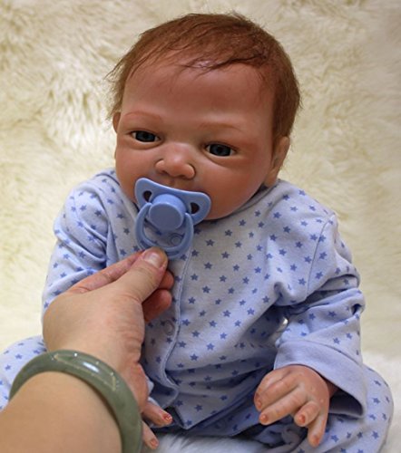 Realista Muñecas Bebé Reborn Niño Recién Nacido Silicona Suave de Vinilo Bebé Reborn Niña Hecha a Mano Regalo de Cumpleaños Para Niños 20 Pulgadas 50 cm