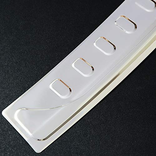 Recambo CT-LKS-1930 Protección para el Borde de Carga de Acero Inoxidable Cromado para Seat Leon ST Combi (a Partir de 2014) + Bisel, Large