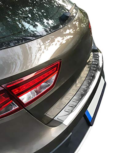 Recambo CT-LKS-1930 Protección para el Borde de Carga de Acero Inoxidable Cromado para Seat Leon ST Combi (a Partir de 2014) + Bisel, Large