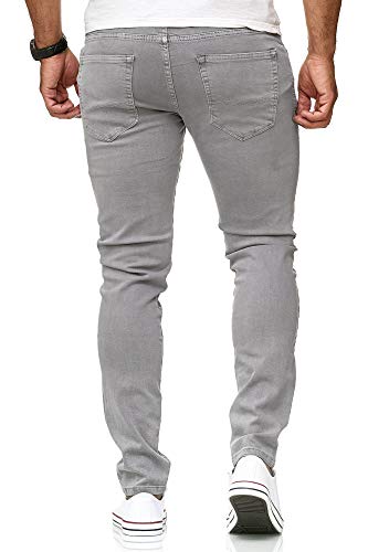 Redbridge Vaqueros Hombres Pantalones Denim Colored Slim Fit Gris W33 L34