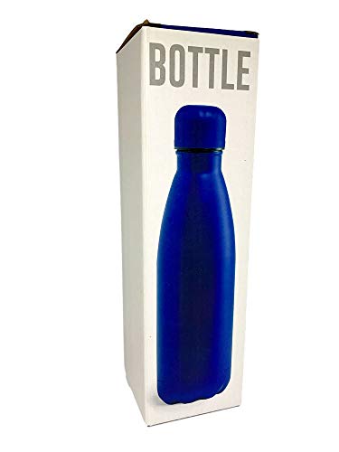 regalo grabado Botella Personalizada de Agua con Texto (Azul)