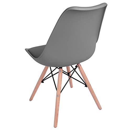 Regalos Miguel - Packs Sillas Comedor - Pack 2 Sillas Tilsen - Gris Claro - Envío Desde España