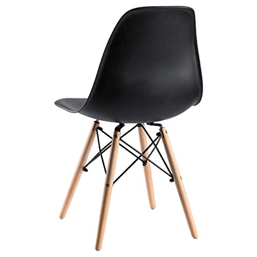 Regalos Miguel - Packs Sillas Comedor - Pack 2 Sillas Tower Basic - Negro - Envío Desde España