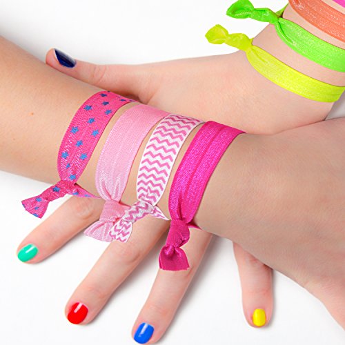 Regalos para Niñas - Coleteros Niña, Para Cabello y Pulsera - Gomas De Pelo Niña - Paquete 50 Coloridos Accesorios Pelo Niña - Regalo Niña 4 a 12 Años