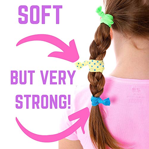 Regalos para Niñas - Coleteros Niña, Para Cabello y Pulsera - Gomas De Pelo Niña - Paquete 50 Coloridos Accesorios Pelo Niña - Regalo Niña 4 a 12 Años