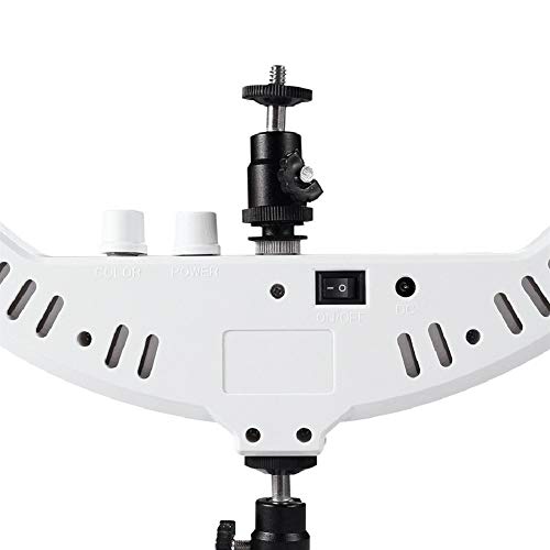 Regulable 14" de relleno de la lámpara LED luz del anillo con la fotografía del espejo cosmético de maquillaje selfie de luz for la cámara de vídeo en directo Estudio para Móvil Selfie Fotografía Maqu