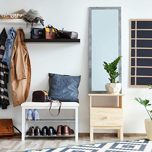 Relaxdays Cepillo Zapatos para Exterior, Felpudo de Cerdas Gruesas y Base Antideslizante, Madera-PVC, Marrón